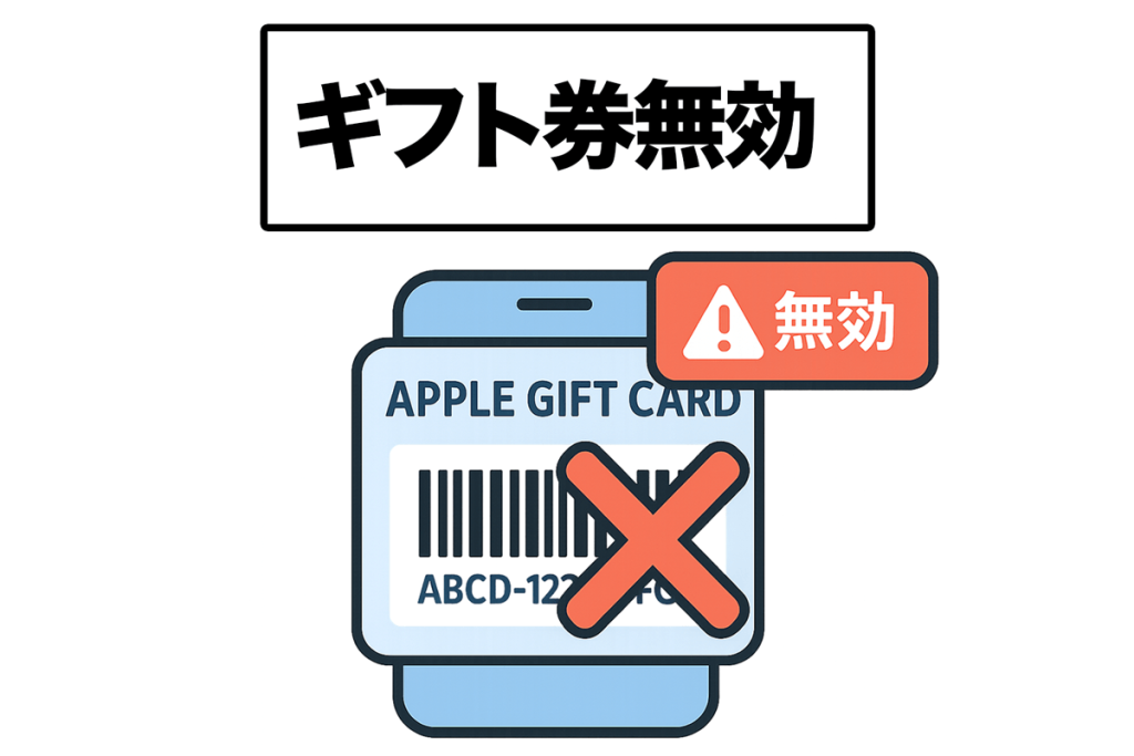ギフト券の無効化